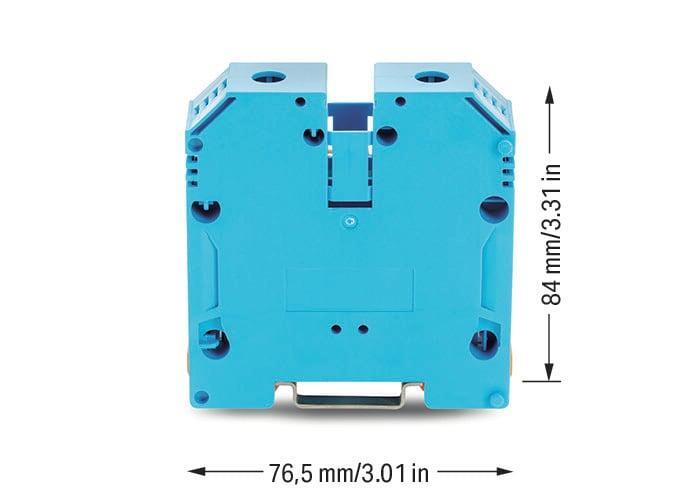 WAGO  883-7004  2 İletkenli Geçiş Klemensi 70 Mm² Vidalı Bağlantı Mavi
