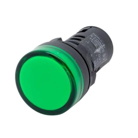 500503 EKO Serisi 220V AC Sinyal Lambası Yeşil