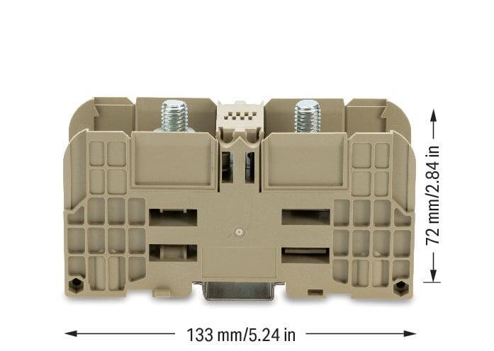 WAGO 884-1200  Pabuç Bağlantılı Klemens 120 Mm² 2 Pabuç Bağlantılı Cıvata M10 İle Bej