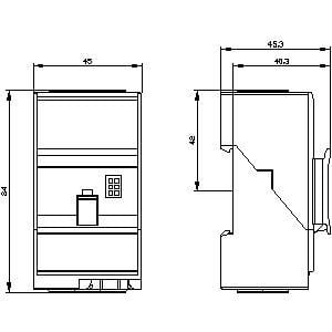 3UF7101-1AA00-0 2.4 - 25A Akım Ölçme Modülü Simocode Pro İçin