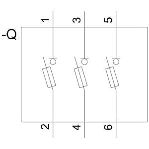 3NP1143-1DA10 250A 3P NH-BIÇAKLI Sigortalı Yük Ayırıcı Boy 0/1 Önden Tespitli