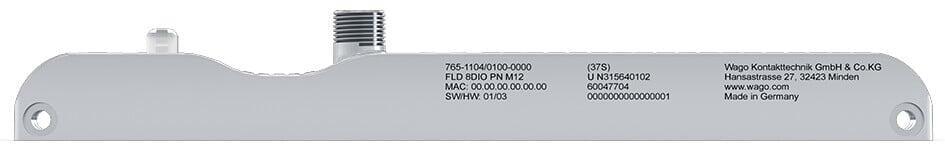 WAGO 765-1104/100-000   8 Kanallı Dijital Giriş/Çıkış Profinet 24VDC / 2.0A 4xM12 Bağlantı SlimLine