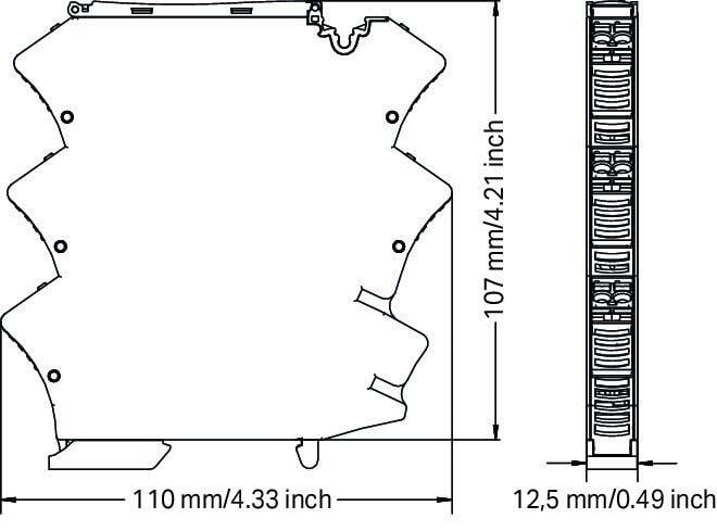 WAGO 2857-534  Eşik Değer Anahtarları Termokuplörler 1 Normalde Açık Kontak Dijital Çıkış Yazılım Üzerinden Konfigürasyon Besleme Gerilimi 24 VDC 12.5mm Modül Genişliği