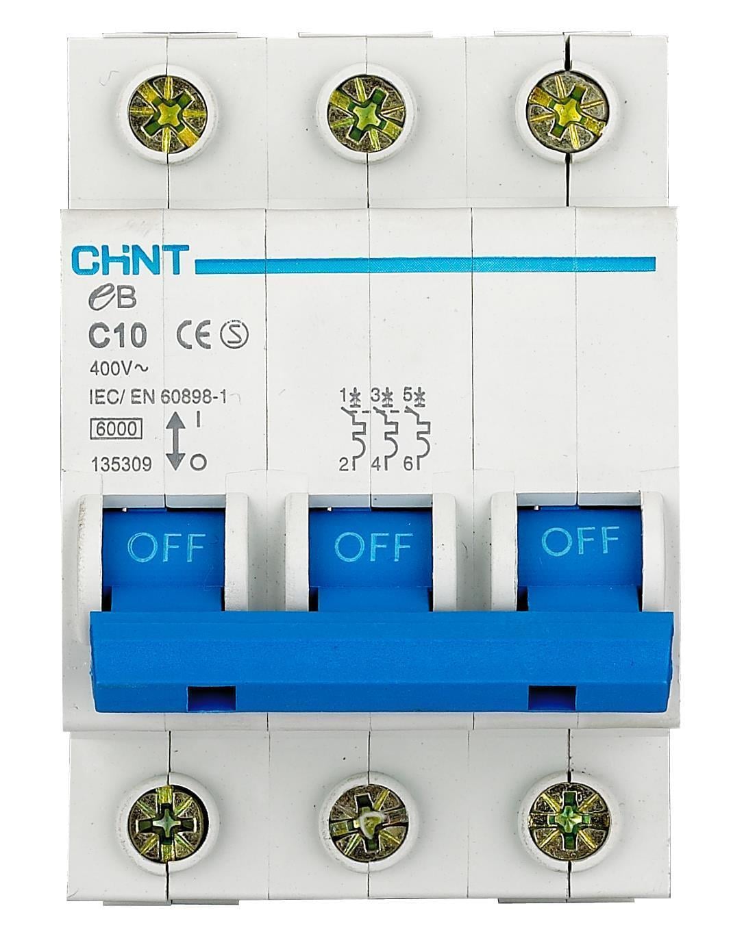 186515 eB / 3 KUTUP 4,5kA B / 20A OTOMATİK SİGORTA