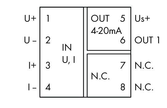 WAGO 857-450   Döngü Besleme İzolasyon Kuvvetlendirici Çift Kutuplu Akım ve Gerilim Girişi Sinyali Akım Çıkışı Sinyali DIP Switch ile Konfigürasyon Çıkış Üzerinden Güç Beslemesi 6mm Modül Genişliği 2.50 mm²