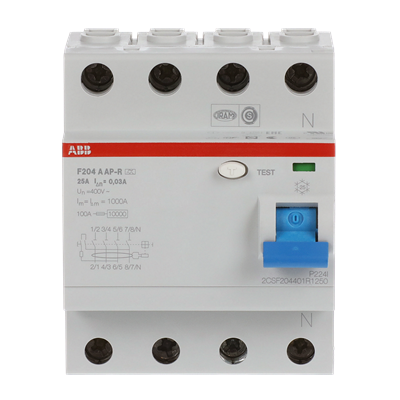 2CSF204401R1800 F204 A-80/0.03 AP-R 4X80A 30mA KAK Röle F 200 A APR Tipi