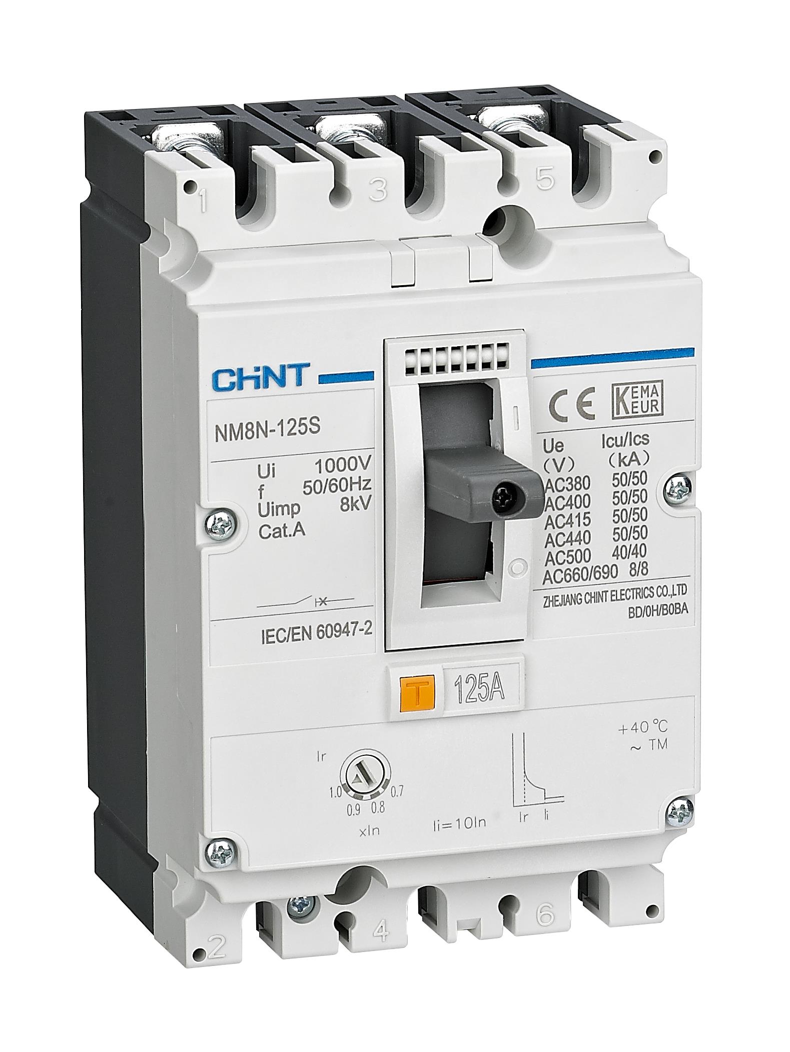 271583 NM8N-125S 3P 25A 50kA Termik Manyetik Ayarlı Devre Kesici 