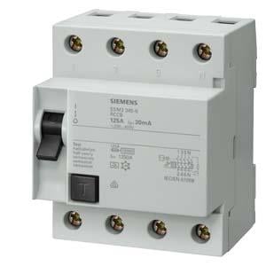 5SM3645-0 4X125A 300mA Tip AC Kaçak Akım Koruma Rölesi