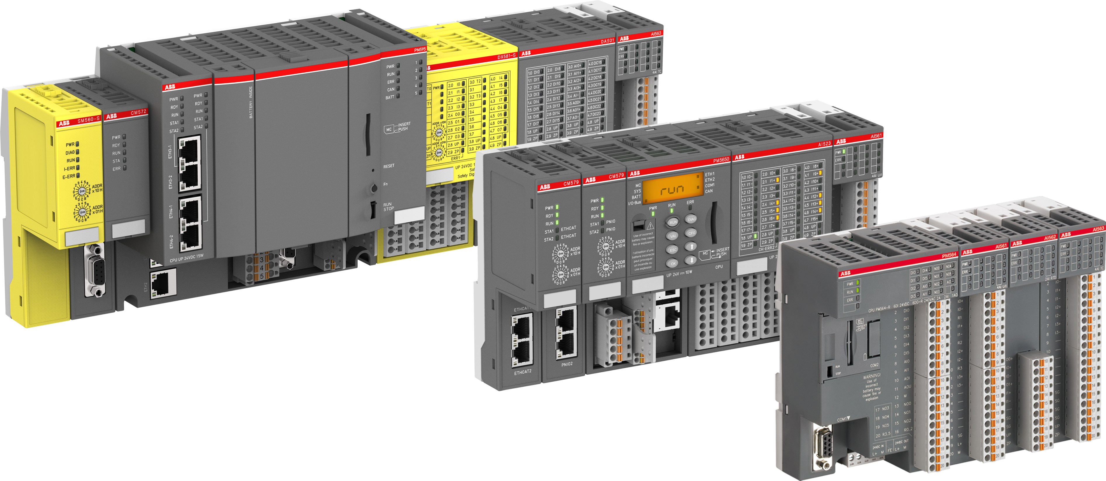 TB511-ETH  TERMİNAL TABANI AC500 V2 İÇİN İLETİŞİM MODÜLÜ İÇİN 1 YUVA ETHERNET ARAYÜZÜ 2 SERİ ARAYÜZ RS232/RS485