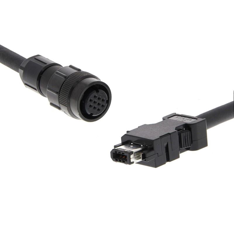 R88A-CR1B005NF-E 1S series servo encoder cable, 5m, 230V: 900W-1.5kW, 400V: 400W