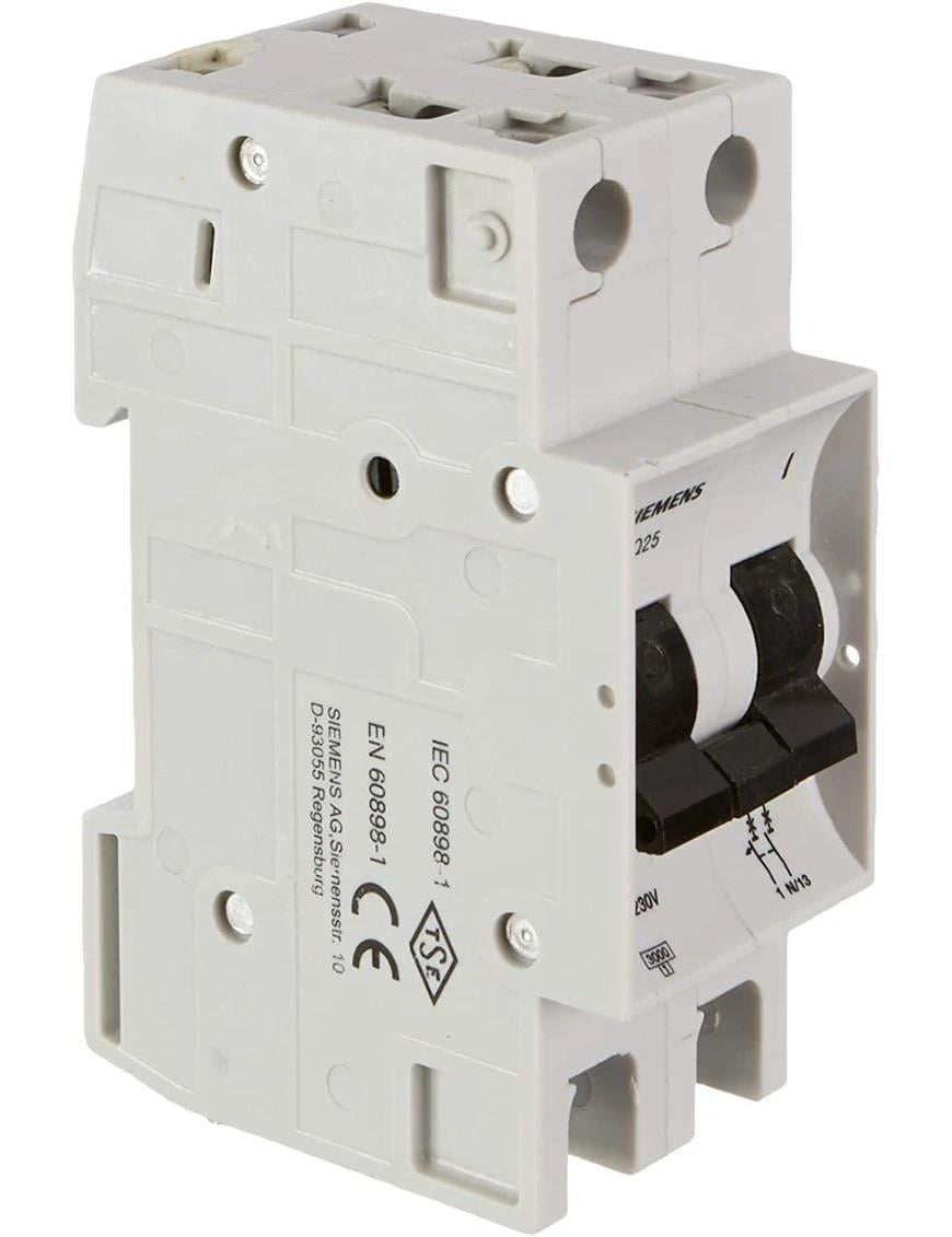 5SQ2570-2YA02 2X2A 3KA C Otomat 1Faz+Nötr