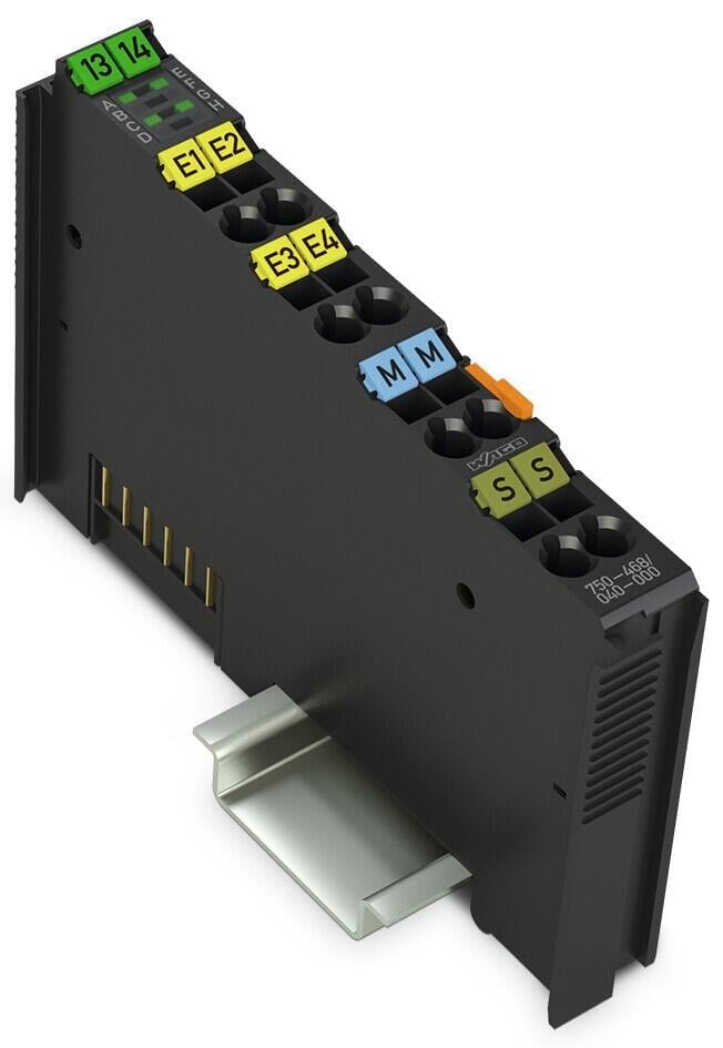 WAGO 750-468/040-000  4 Kanallı Analog Giriş 0 - 10 VDC Tek Uçlu Aşırı