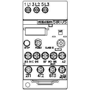 3RU2116-1KB1 9-12.5A Termik Röle Boy S00 Raya Montajlı