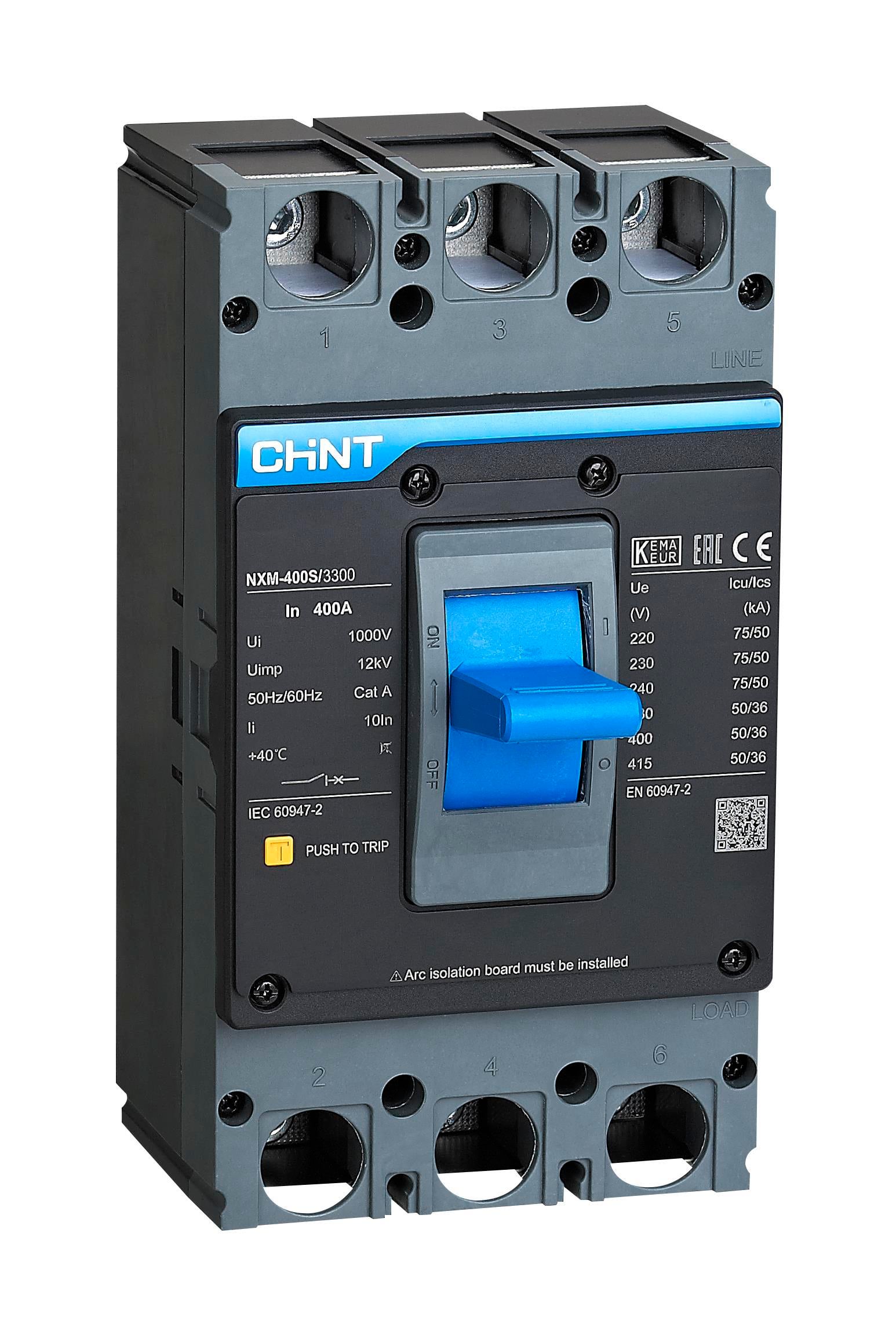 131373 NXM-400S/3300 400A 36kA TERMİK MANYETİK SABİT KOMPAKT ŞALTER