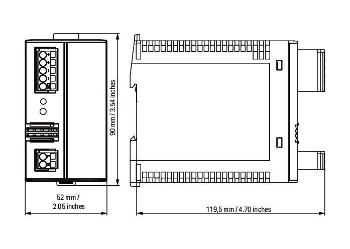 WAGO 787-1621 Anahtarlamalı Mod Güç Kaynağı Klasik 1 Fazlı 12VDC Çıkış Gerilimi 7A Çıkış Akımı DC OK Sinyali