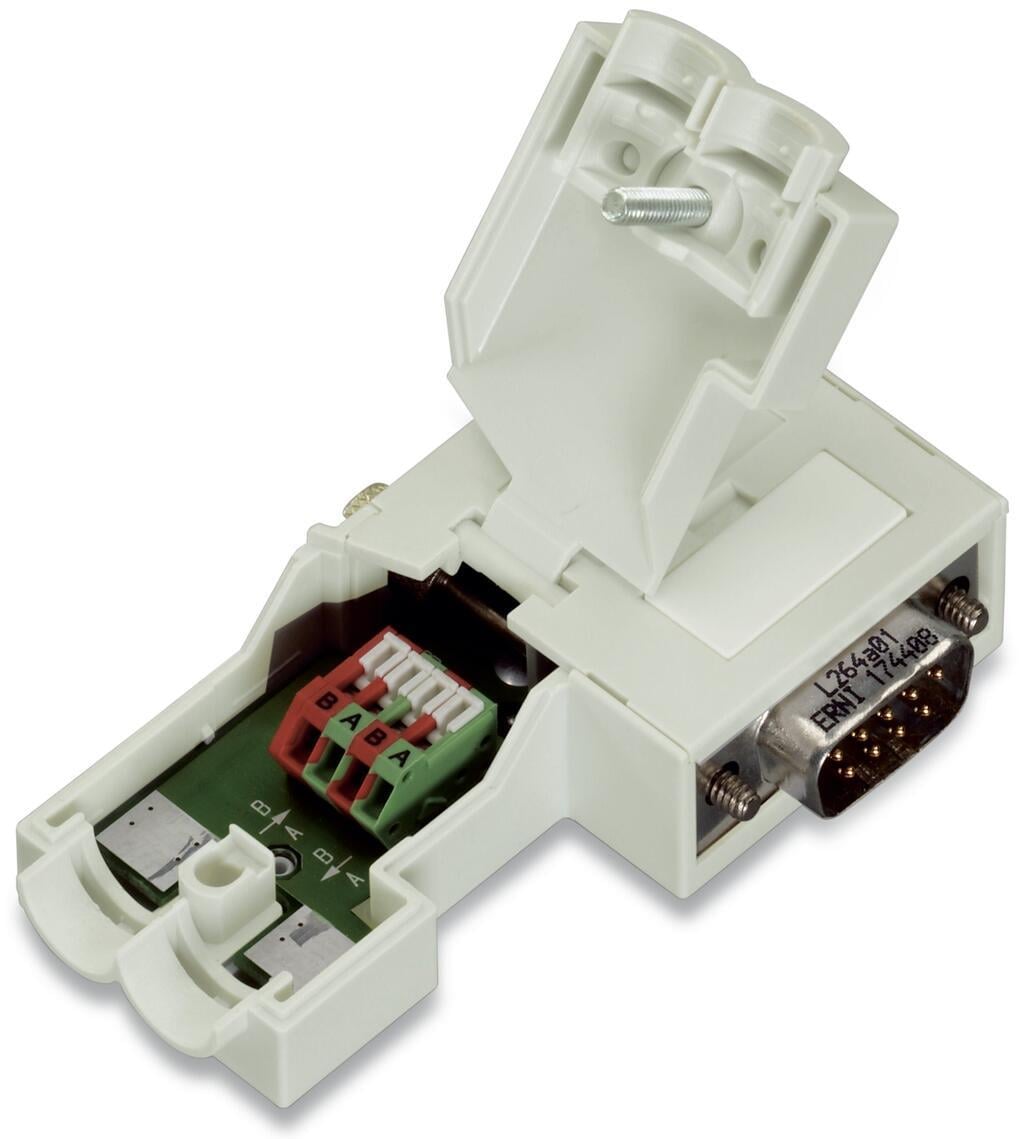 WAGO 750-971 Fieldbus Konnektörü PROFIBUS D-sub Erkek Konnektörlü 9 Kutuplu