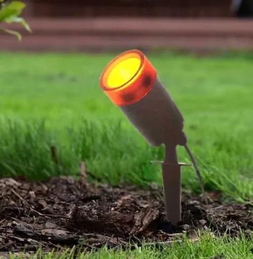 CT-7306 BEYAZ KAZIKLI BAHÇE ARMATÜRÜ GU 10