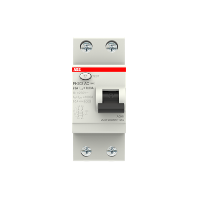 2CSF202004R1250 FH202AC-25/0.03 2X25A 30mA KAK Röle FH200 AC Tipi