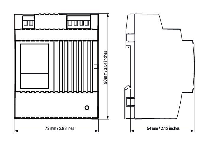 WAGO 787-1012  Anahtarlamalı Mod Güç Kaynağı Kompakt 1 Fazlı 24VDC Çıkış Gerilimi 2.5A Çıkış Akımı