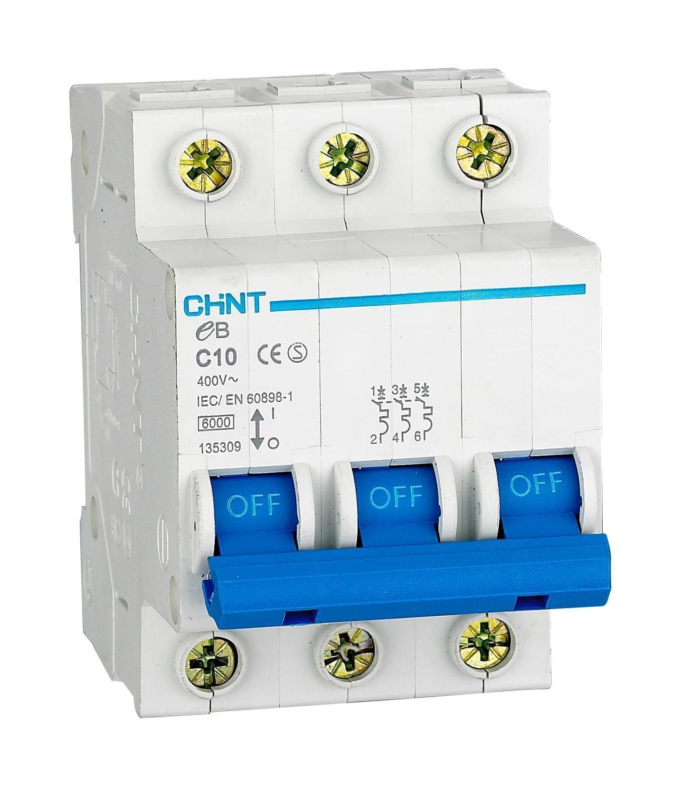 186562 eB / 3 KUTUP 4,5kA B / 50A OTOMATİK SİGORTA