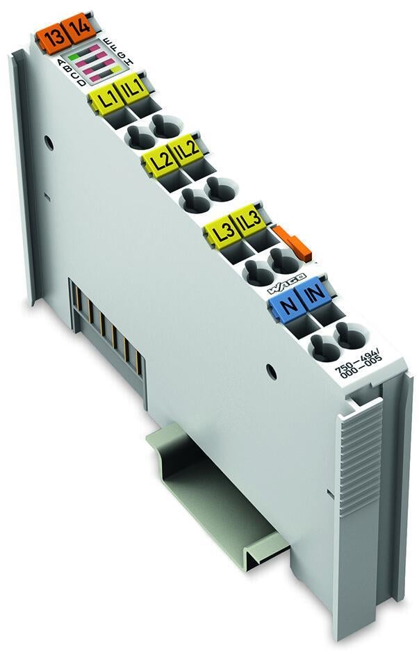 WAGO 750-494/000-005   Güç Ölçümü AC/DC 277V Harici Şönt