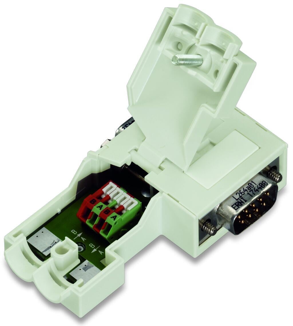 WAGO 750-972 Fieldbus Konnektörü PROFIBUS D-sub Erkek Konnektörlü 9 Kutuplu