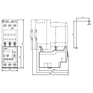 3RU1136-4EB0 22-32A SIRIUS Termik Röle Boy S2 Vida Bağlantılı