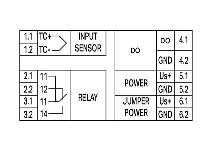 WAGO 2857-534  Eşik Değer Anahtarları Termokuplörler 1 Normalde Açık Kontak Dijital Çıkış Yazılım Üzerinden Konfigürasyon Besleme Gerilimi 24 VDC 12.5mm Modül Genişliği