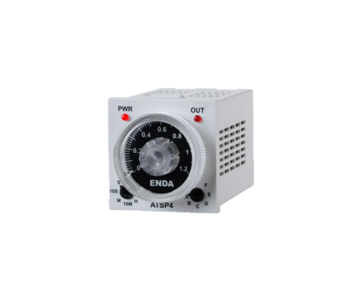 ENDA ATSP4-LV-S8-30 Çok Fonksiyonlu Analog Zaman Rölesi-48X48mm     