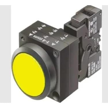 3SB3245-0AA31 1NA Plastik Sarı Işıklı Buton 24VAC/DC