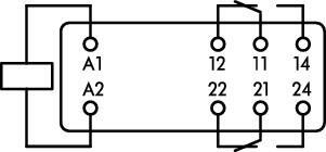 WAGO 788-160   Temel röle Nominal giriş gerilimi 48VDC  2 değişken kontak Sınırlayıcı sürekli akım 8A Modül genişliği 13mm Modül Yüksekliği 15mm