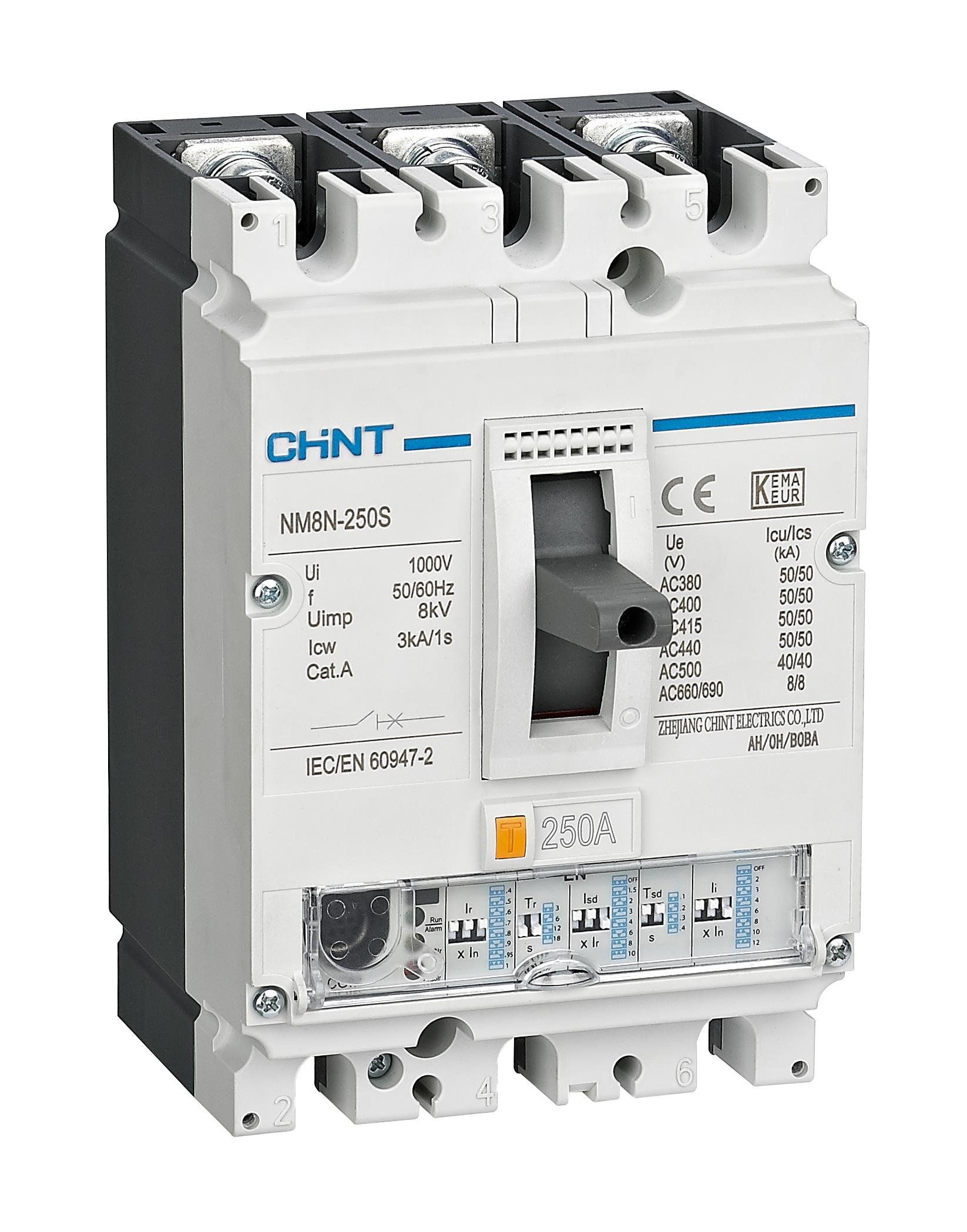 271172 NM8N-250S 3P 160A 50kA Termik Manyetik Ayarlı Devre Kesici 