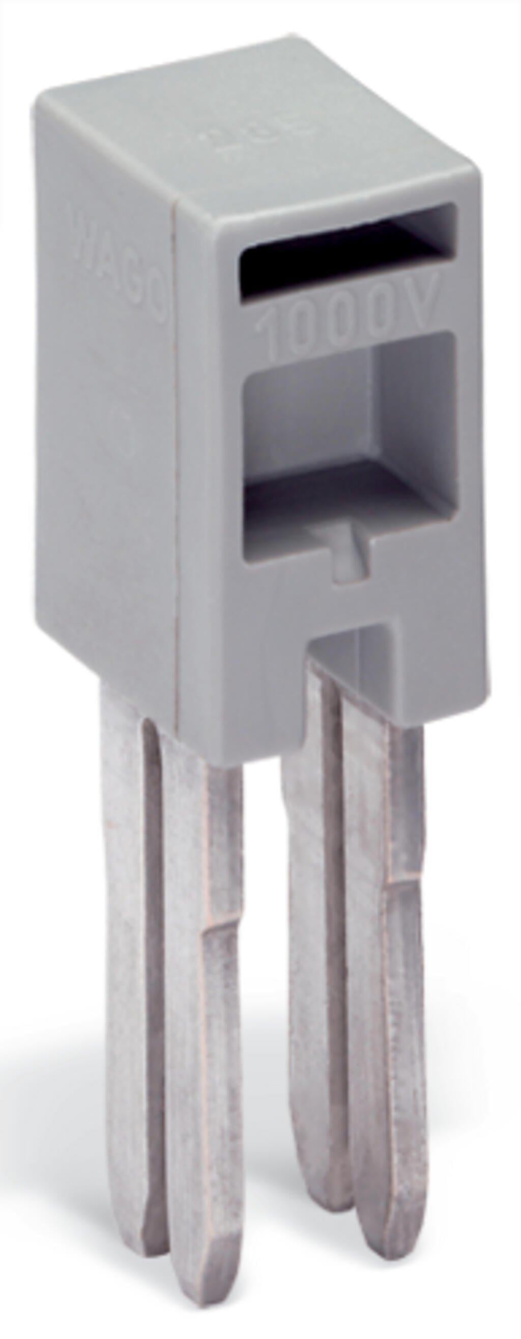 WAGO 285-435 2li 35mm Klemens Köprüsü, Gri