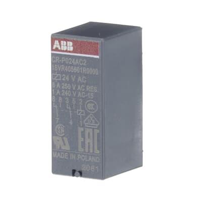 1SVR405601R0000 24VAC 8 PİNLİ 250VAC 8A KONTAK AKIMI PCB RÖLE
