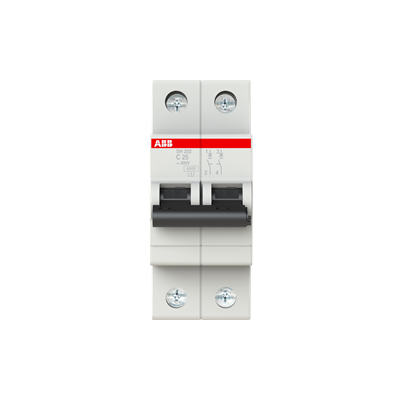 2CDS211103R0254 SH201-C25NA 2X25A 6KA C Otomat 1P+N