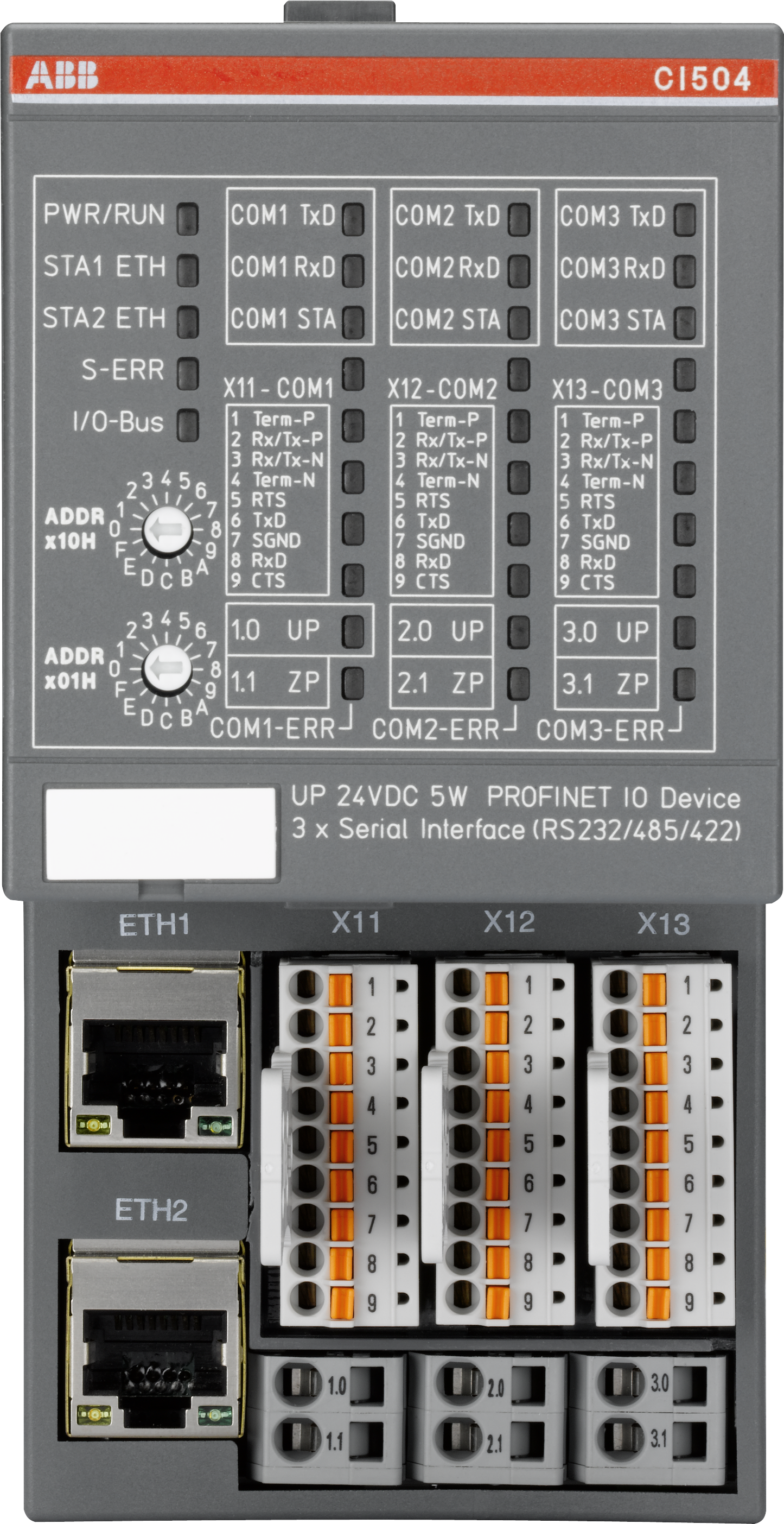 TU552-CS31  ARAYÜZ TERMİNAL ÜNİTESİ CS31 PROTOKOLÜ İÇİN YAYLI TERMİNALLER