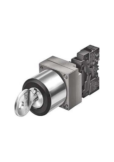 3SB3602-4AD11 1NA Metal Kilitli Kalıcı Mandal Buton 0-1