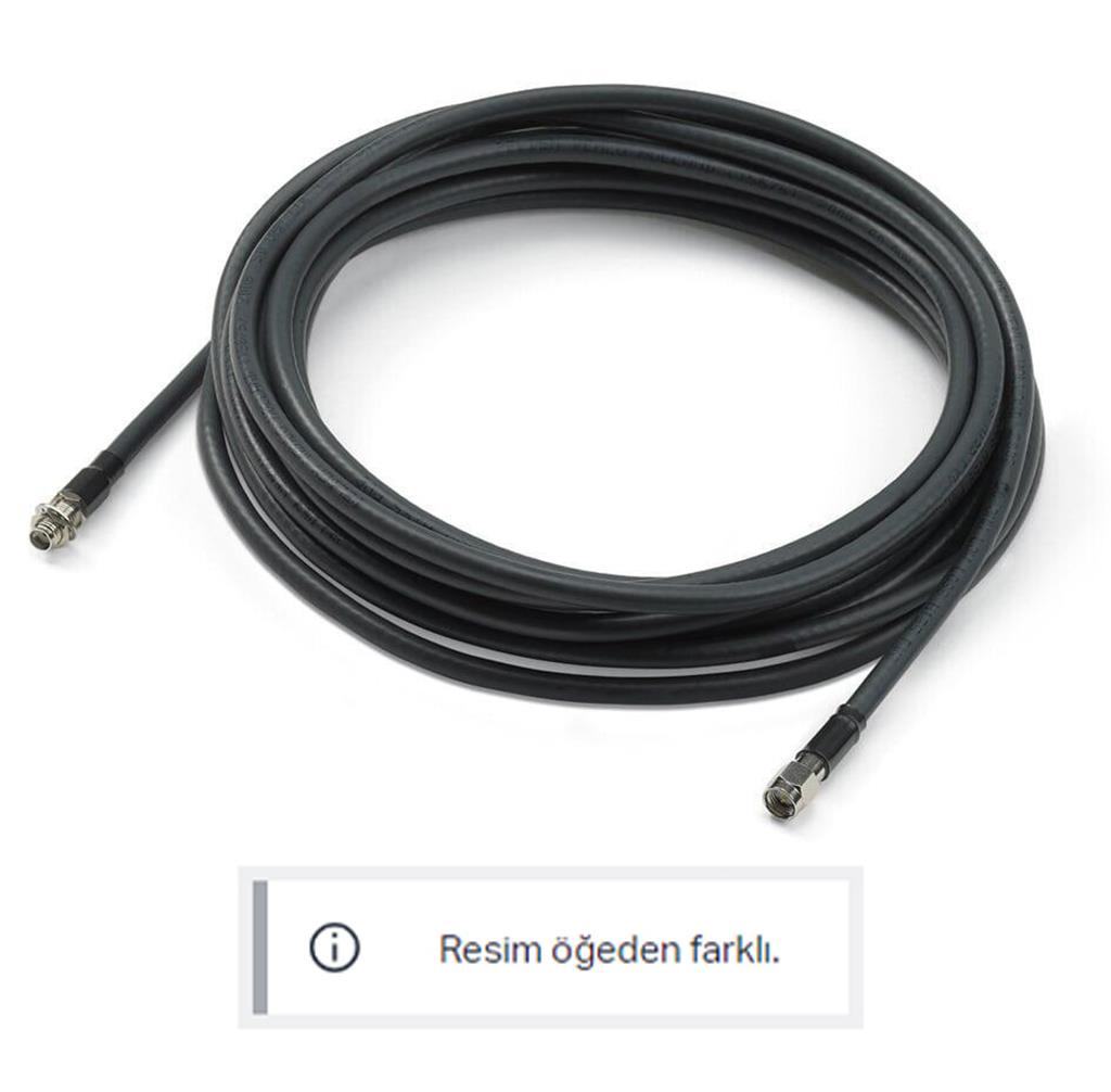 WAGO 758-970/000-300  SMA Soket ve SMA Fişli Bağlantı Kablosu Kablo Uzunluğu 3m Kablo Tipi H155 GSM/ UMTS/ LTE/ Bluetooth®/ WLAN