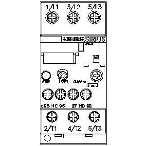 3RU2126-4DB1 20-25A Termik Röle Boy S0 Raya Montajlı