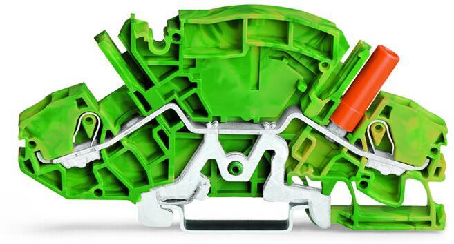 Wago 2007-8807  6-10mm2 PE 2 İletkenli Test Klemensi