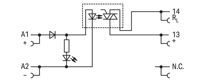 WAGO 857-714   SSR Röle Modülü Nominal Giriş Gerilimi 24VDC. Çıkış Gerilimi Aralığı 24 - 240VAC. Sınırlayıcı Sürekli Akım 2A.  2 Telli Bağlantı Zero-Cross Switching Sarı Durum Göstergesi Modül Genişliği 6mm Gri