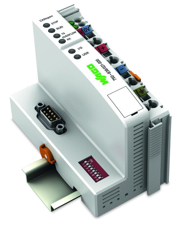 WAGO 750-838/021-000  Kontrolör CANopen 640/832 KB Program/RAM D-Sub
