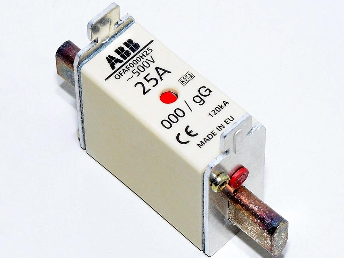 1SCA022627R0820 OFAF000H25 25A NH000 Bıçaklı Sigorta