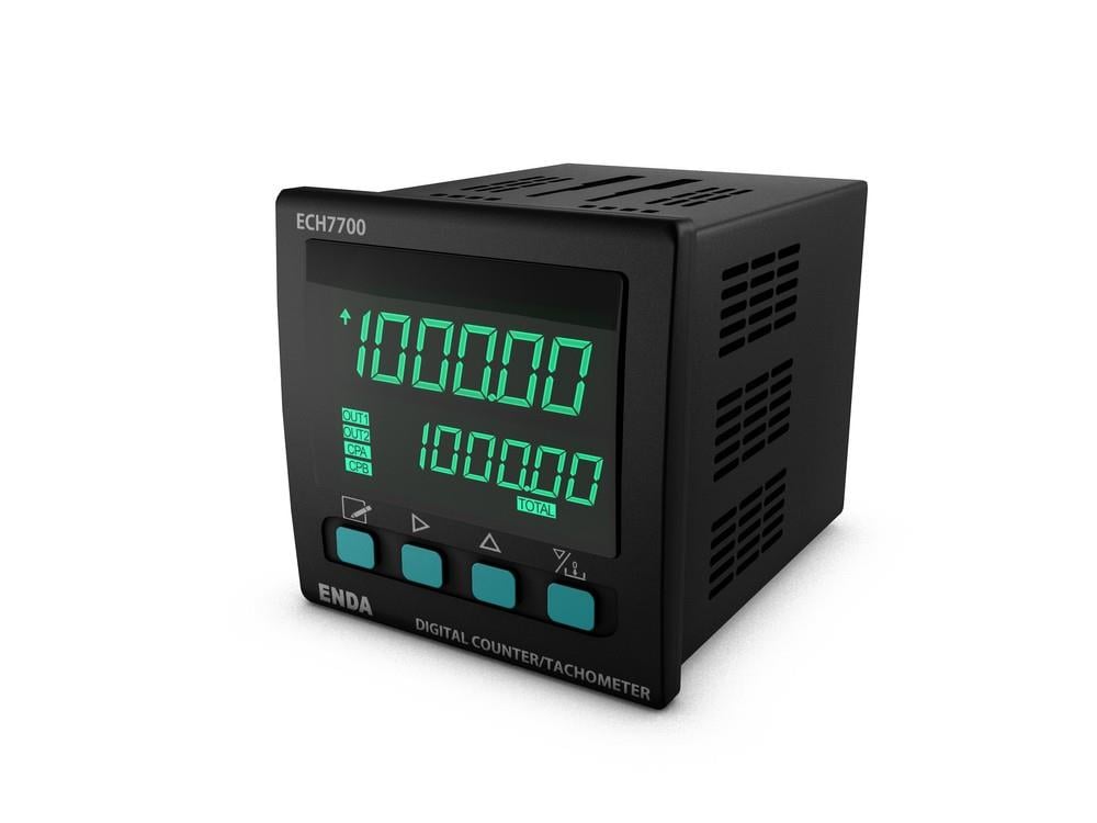 ENDA ECH7700-230 DİJİTAL SAYICI TAKOMETRE 72x72mm 90-250V AC 50/60Hz