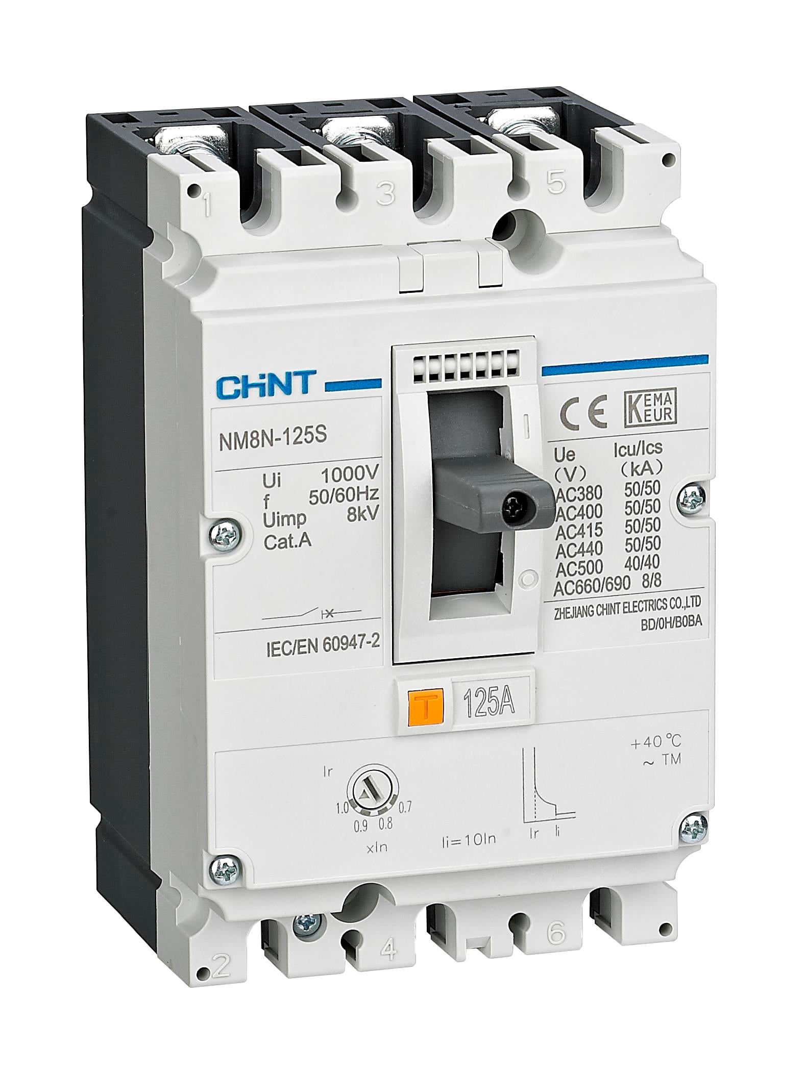 271844 NM8N-125S 3P 32A 50kA Manyetik Korumalı Ayarlı Devre Kesici