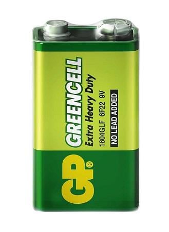 GP GREENCELL 9V YASSI PİL