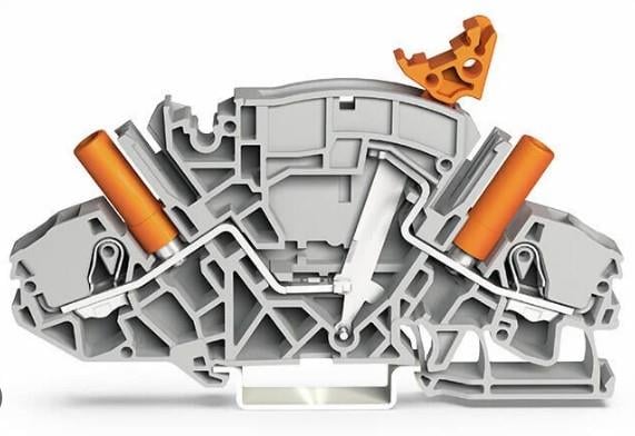 Wago 2007-8821 2 İlektkenli Test/Ayırma Klemensi