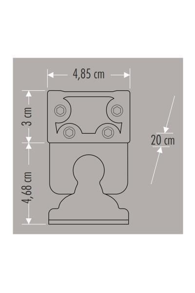 CT 4694Y 20M 6W YEŞİL WALLWASHER