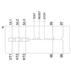 3RU2126-4DB1 20-25A Termik Röle Boy S0 Raya Montajlı