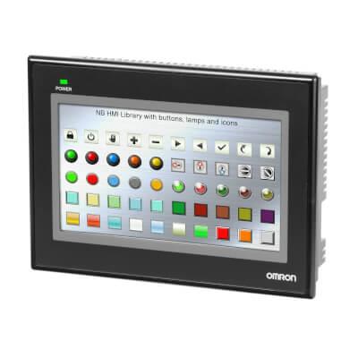 NB7W-TW01B HMI dokunmatik ekran, 7 inç WVGA (800 x 480 piksel) TFT renk, Ethernet